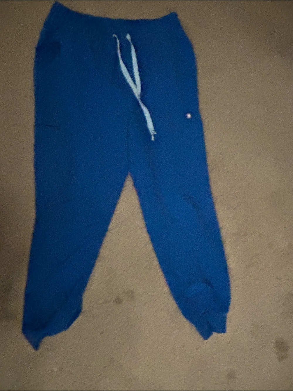 Kids Blue Drawstring Sweatpants